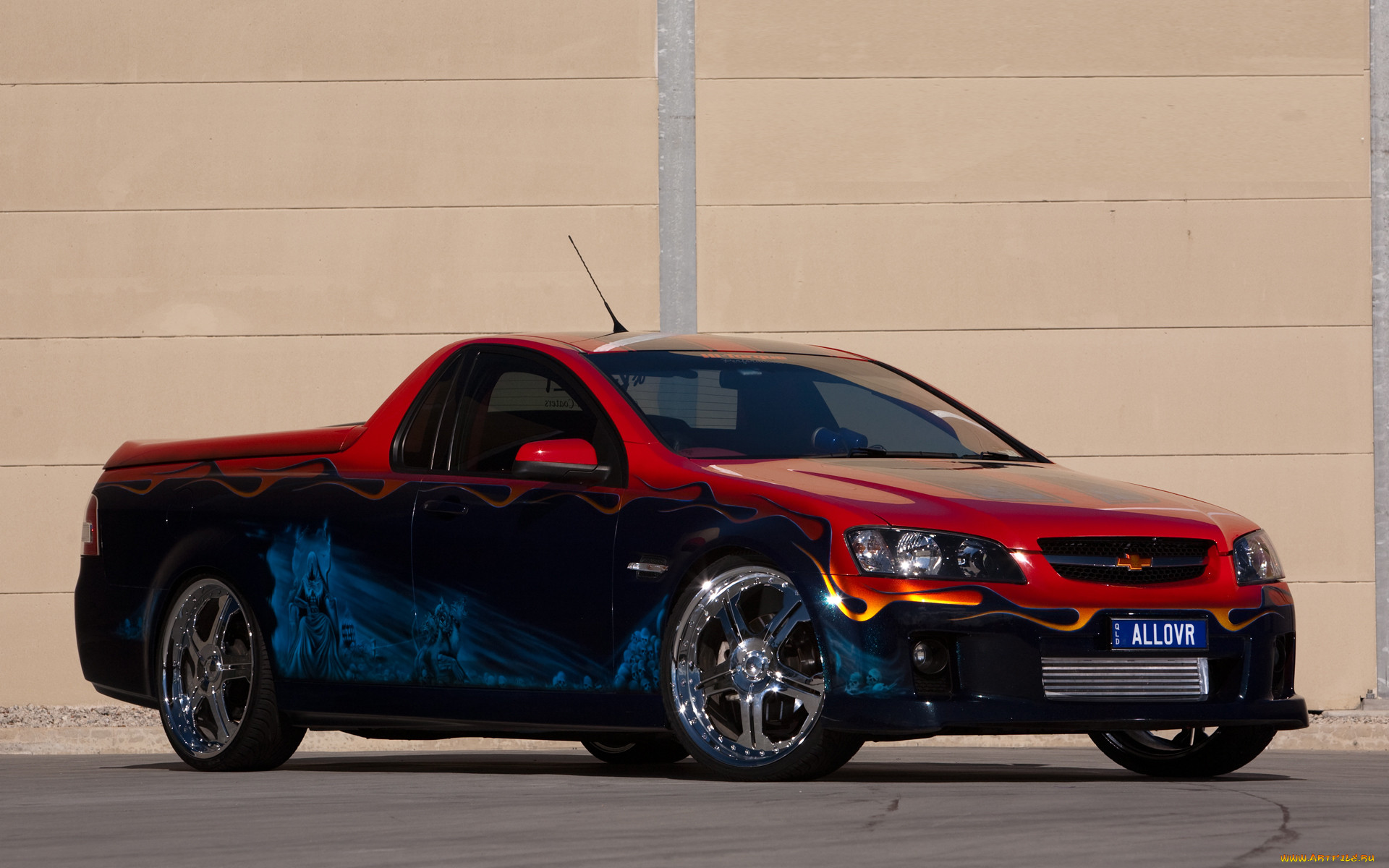 , custom, pick, up, ute